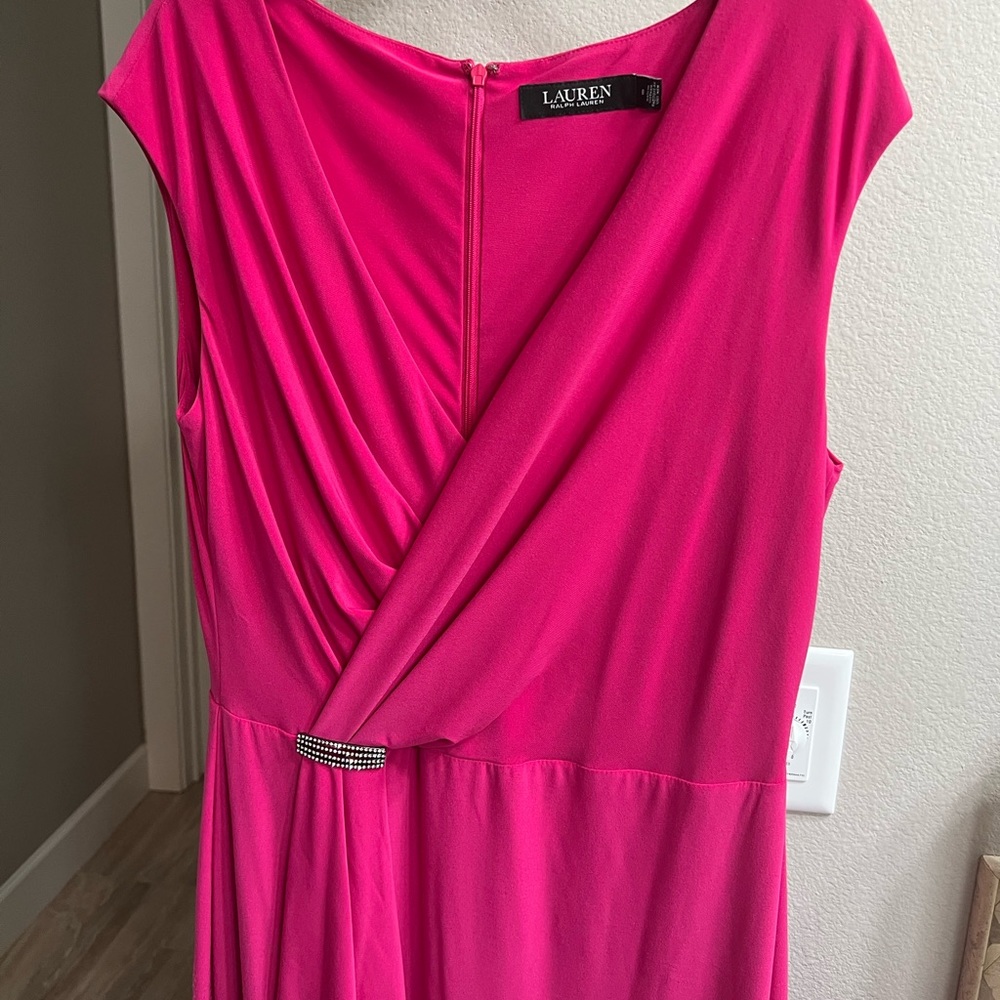 Maxi fuchsia dress